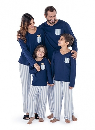 Pijama Longo Masculino Azzure
